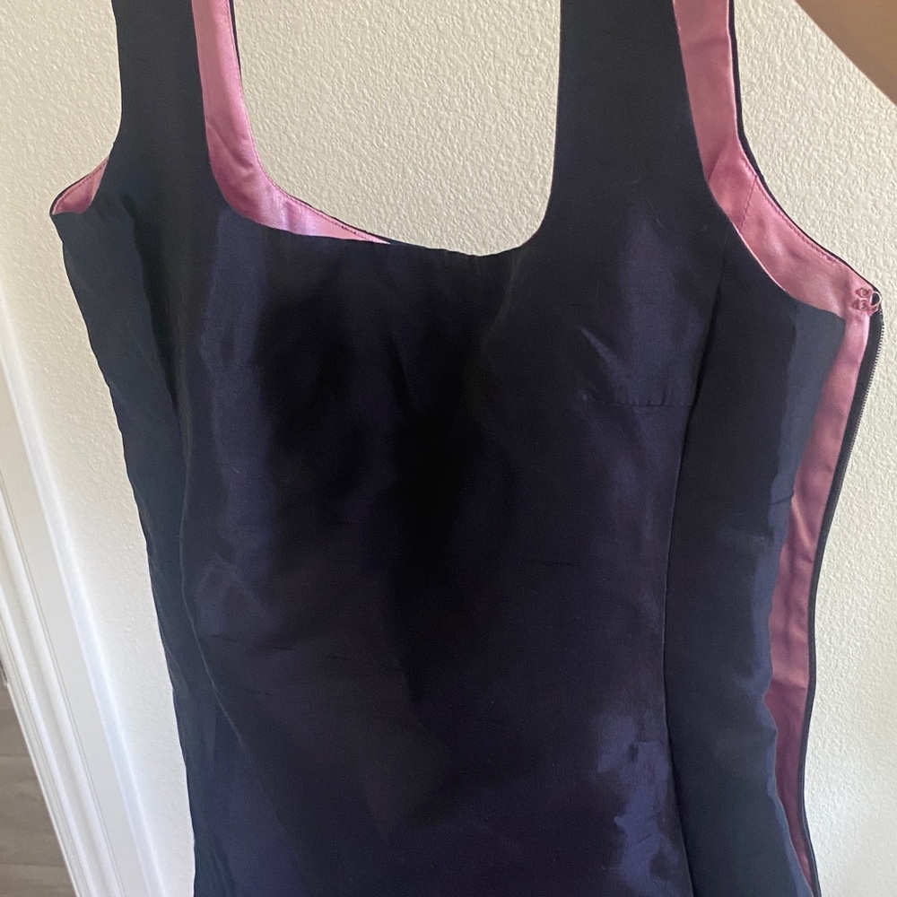 Ralph Lauren Navy and Pink Dress